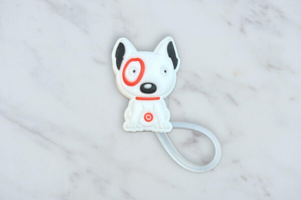 Bullseye Dog Straw Topper