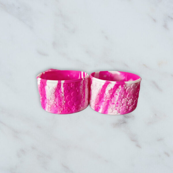 3D Pink & White Flower