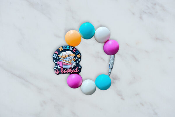 Booked Weekend Handle Charm