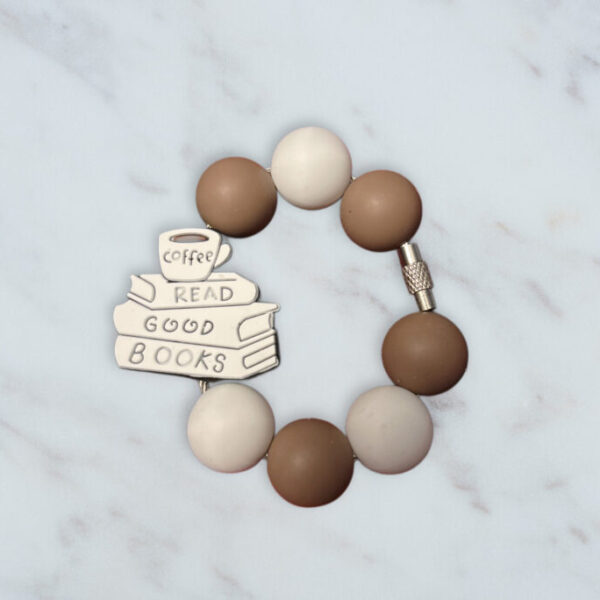 Coffee & Books Handle Charm