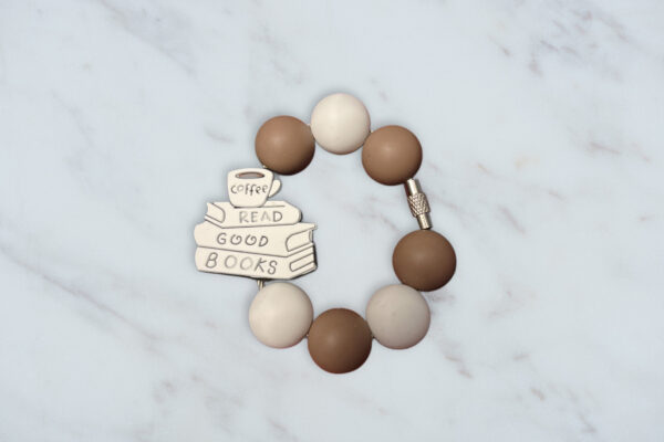 Coffee & Books Handle Charm