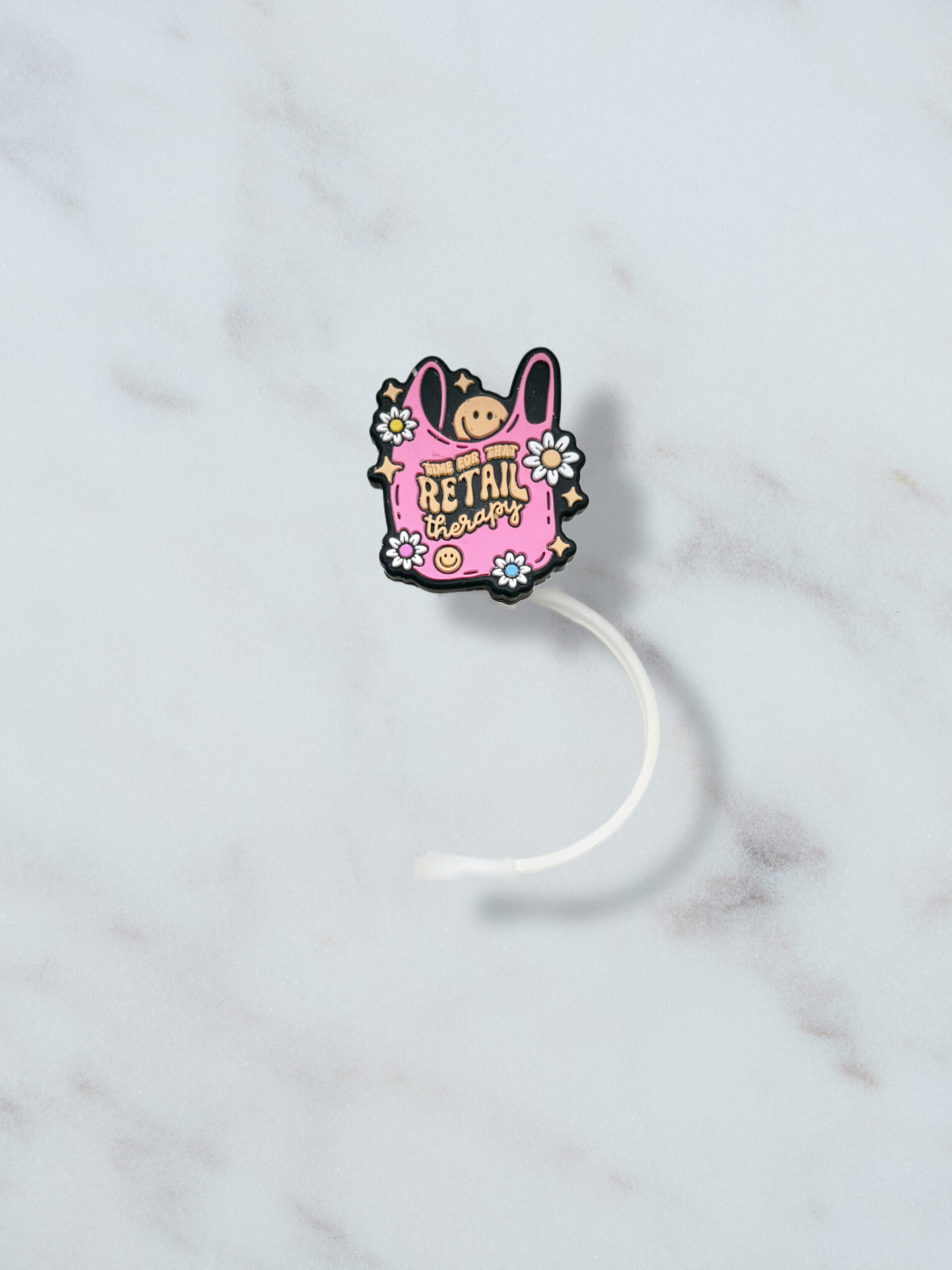 Retail Therapy Straw Topper
