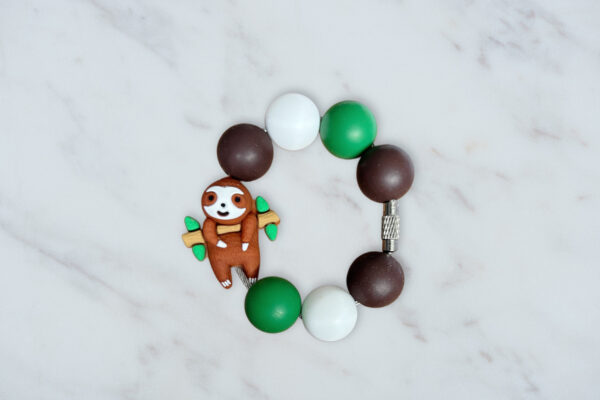 Hanging Sloth Handle Charm