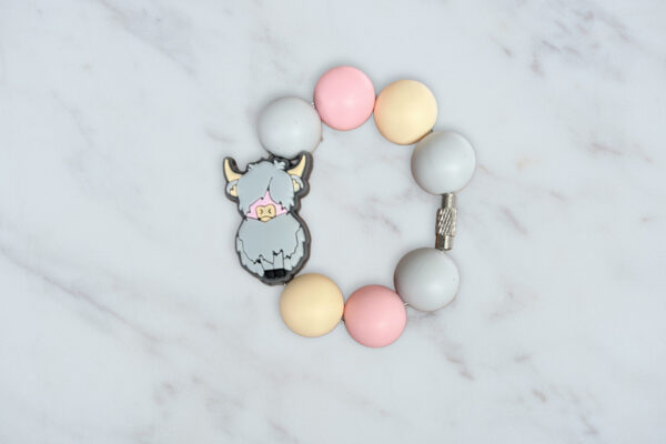 Highland Cow Handle Charm