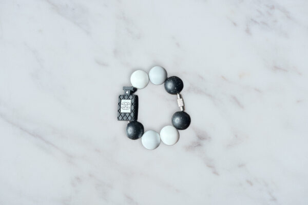Luxury CC Black Handle Charm