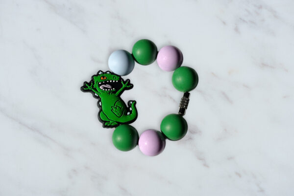 Reptarr Cartoon Handle Charm