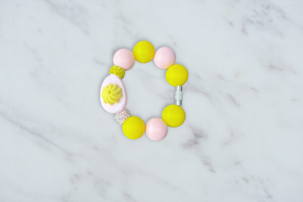 Pink Egg Handle Charm