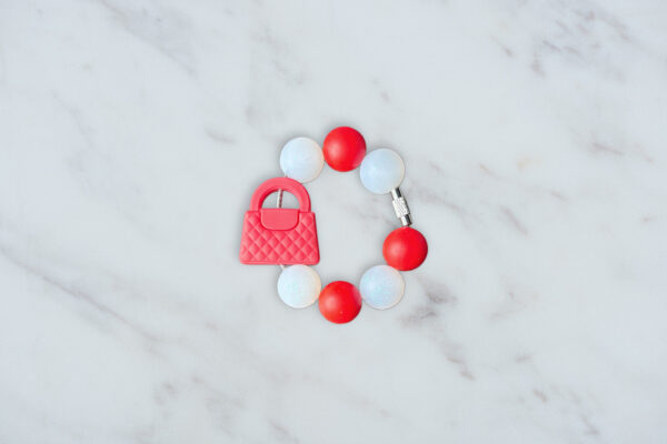 Red Purse Handle Charm