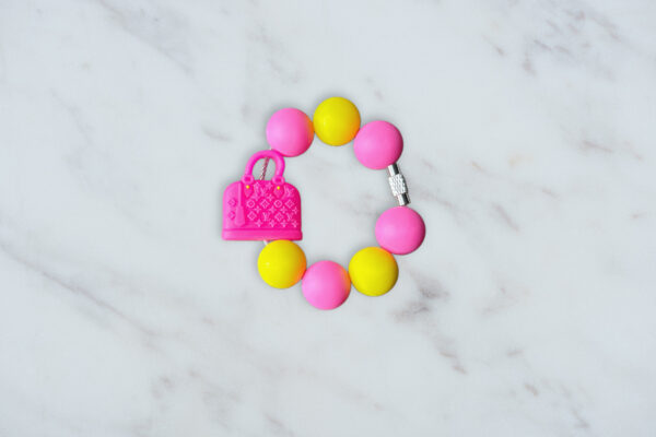 Pink Purse Handle Charm