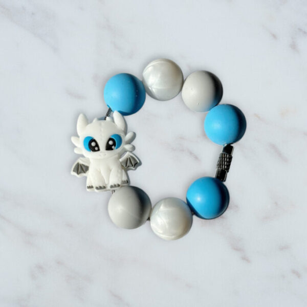 Blue Eyed Dragon Handle