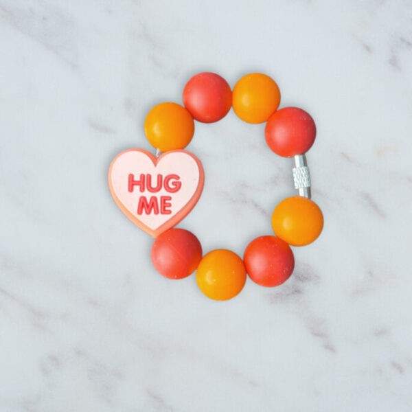 Hug Me Hearts Handle Charm