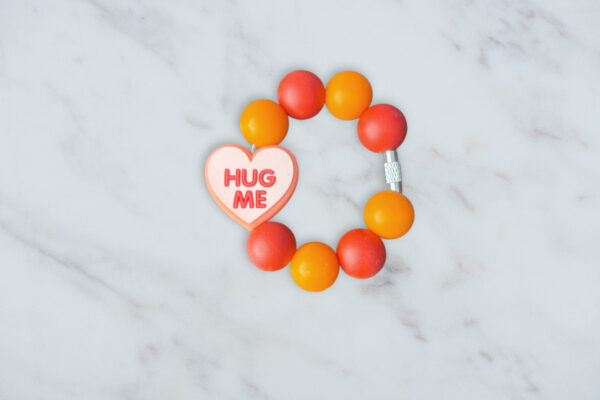 Hug Me Hearts Handle Charm