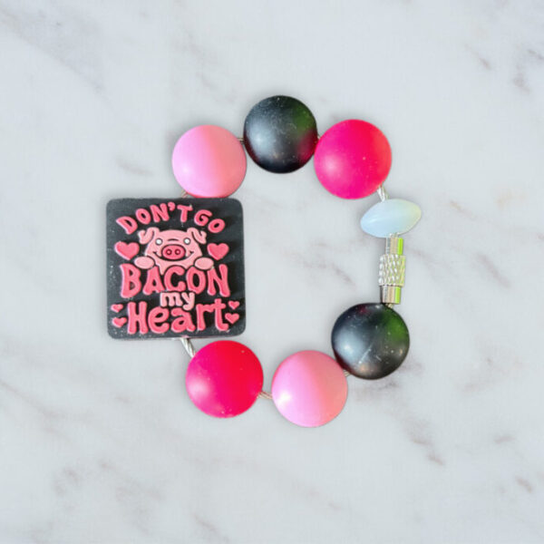 Bacon My Heart Handle Charm