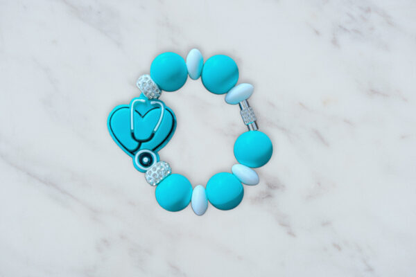 Turquoise Stethoscope Handle Charm