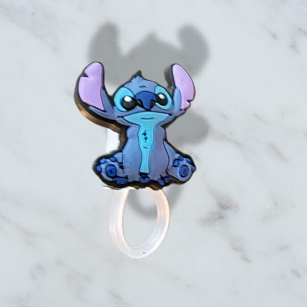 Blue Alien Straw Topper