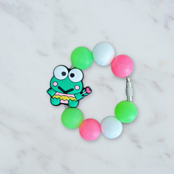 Keroppii Rose Handle Charm