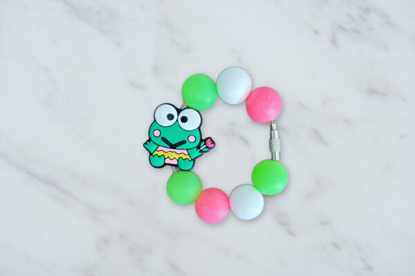 Keroppii Rose Handle Charm
