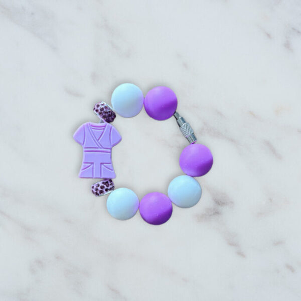 Light Purple Scrub Top Handle Charm