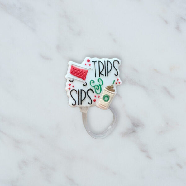 Sips N Trips Straw Topper