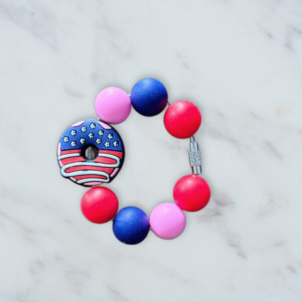 USA Donut Handle Charm