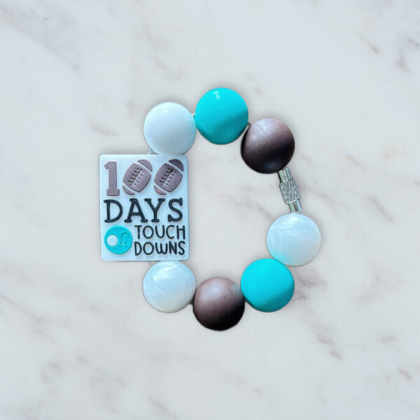100 Days Of Touchdown Handle Charm