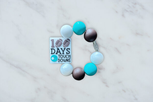 100 Days Of Touchdown Handle Charm