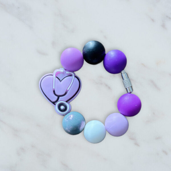 Light Purple Stethoscope Handle Charm