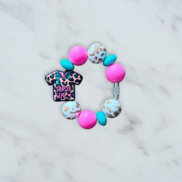 Cheetah Scrubs Handle Charm