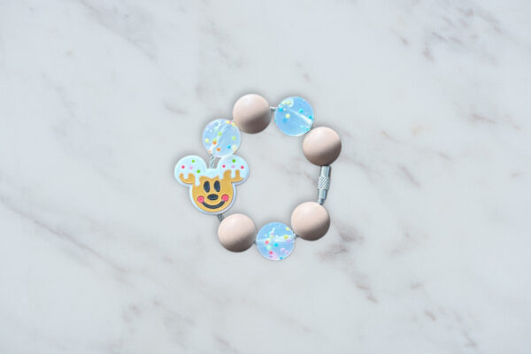Iced Mickey Handle Charm