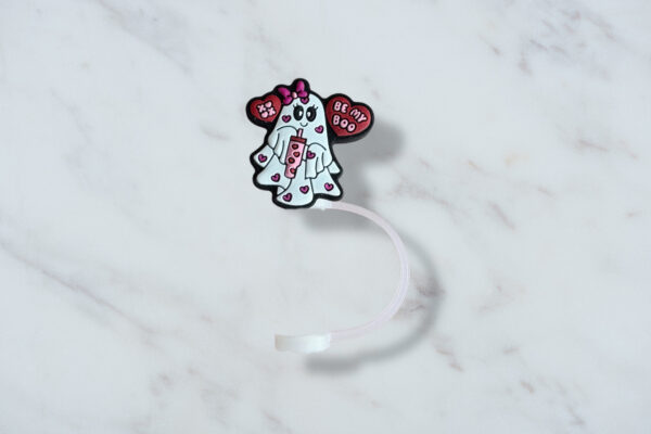 Be My Boo Ghost Straw Topper