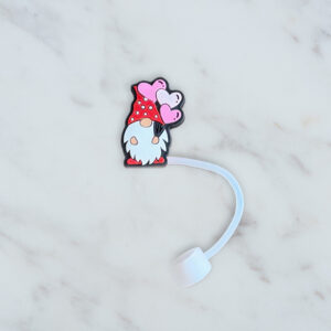 Red Gnome Straw Topper