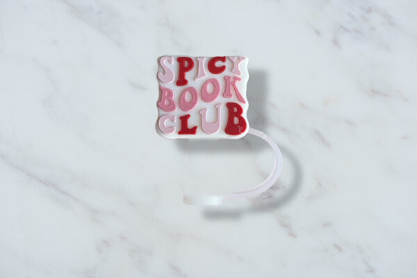 Book Club Straw Topper