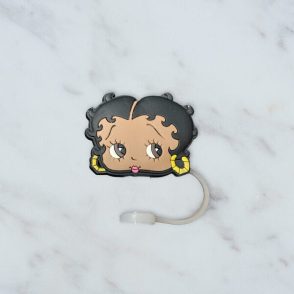 Betty Bop Inspired Straw Topper