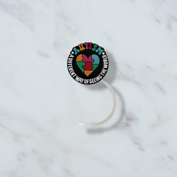 Autism Different Straw Topper