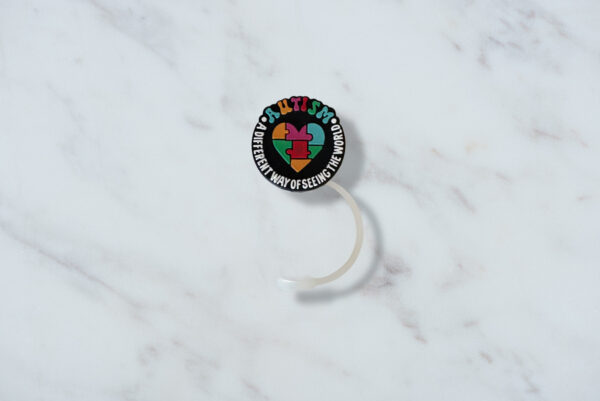 Autism Different Straw Topper