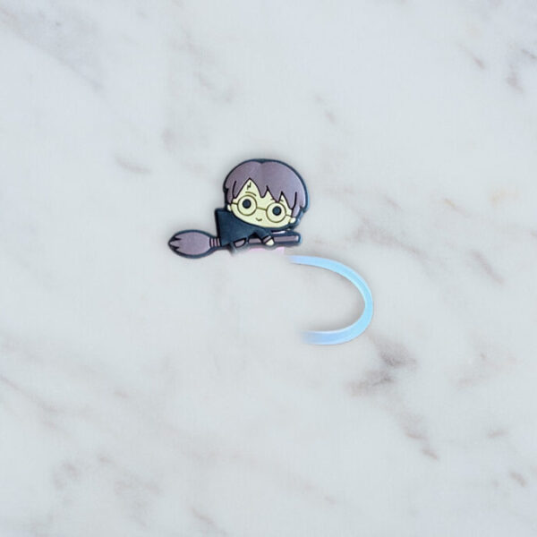 Flying HP Wizard Straw Topper