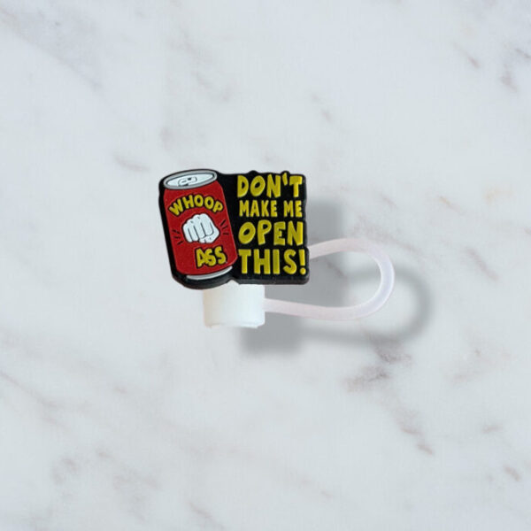 Can Of Whoop Straw Topper