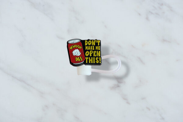 Can Of Whoop Straw Topper
