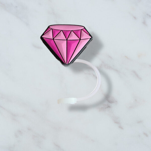 Pink Diamond Straw Topper